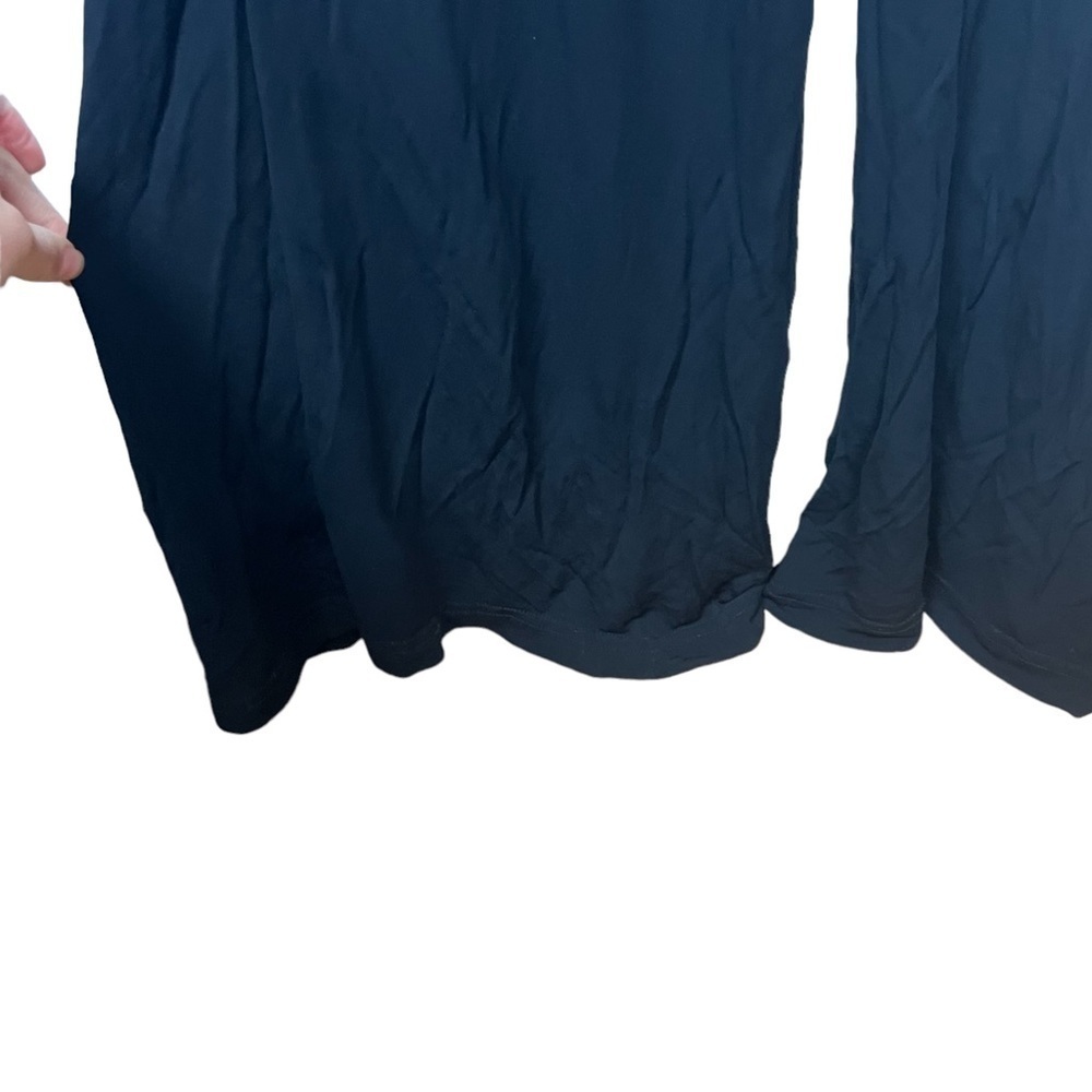 TopShop Black V Neck Wide Leg Jumpsuit NWT Size US 8 - Picture 7 of 11